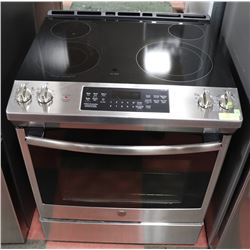 GE STAINLESS STEEL SLIDE-IN STOVE WITH AIR FLOW