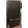 Image 1 : GE SLATE TONE STAINLESS STEEL  FRIDGE WITH BOTTOM