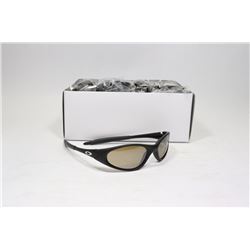BOX OF OAKLEY STYLE SMOKE BLACK DESIGNER