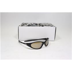 BOX OF OAKLEY STYLE SMOKE BLACK DESIGNER