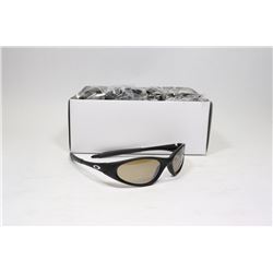 BOX OF OAKLEY STYLE SMOKE BLACK DESIGNER
