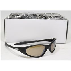 BOX OF OAKLEY STYLE SMOKE BLACK DESIGNER