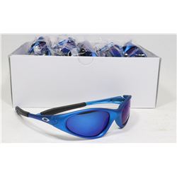 BOX OF OAKLEY STYLE OCEAN BLUE DESIGNER