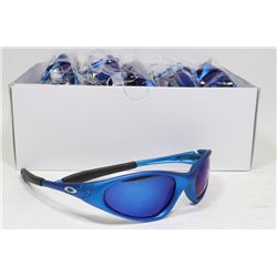 BOX OF OAKLEY STYLE OCEAN BLUE DESIGNER