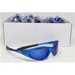 BOX OF OAKLEY STYLE OCEAN BLUE DESIGNER