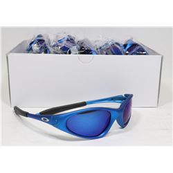 BOX OF OAKLEY STYLE OCEAN BLUE DESIGNER