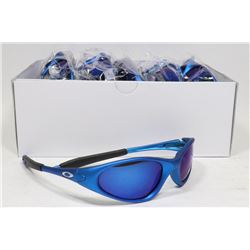 BOX OF OAKLEY STYLE OCEAN BLUE DESIGNER