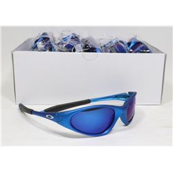 BOX OF OAKLEY STYLE OCEAN BLUE DESIGNER