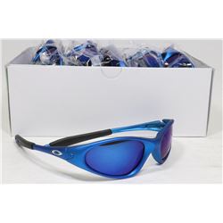BOX OF OAKLEY STYLE OCEAN BLUE DESIGNER