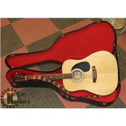 VINTAGE MARLIN ACOUSTIC GUITAR WITH CASE