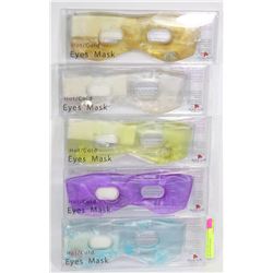 LOT OF 5 HOT / COLD EYE MASKS - HELPS WITH HEAD