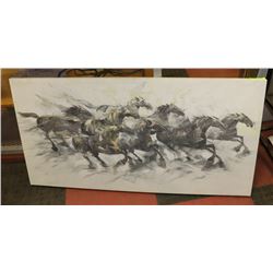 WILD HORSES CANVAS PICTURE