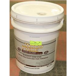 18L PAIL OF WOOD AND PRIDE OIL/ACRYLIC WHITE STAIN