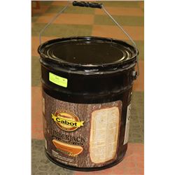 5GAL BUCKET OF CABOT EXTERIOR STAIN-PINECONE FLAT-