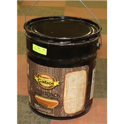 5GAL BUCKET OF CABOT EXTERIOR STAIN-PINECONE FLAT-