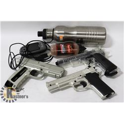 BOX W/3 BB GUNS WITH 2500 COPPERHEAD