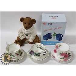BOX W/3 ROYAL ALBERT COLLECTIBLE TEA