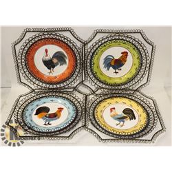 LARGE FLAT WITH 4 HAND PAINTED WALL-