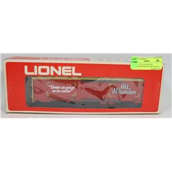 LIONEL OLD MILWAUKEE BILLBOARD REEFER CAR 0 SCALE.