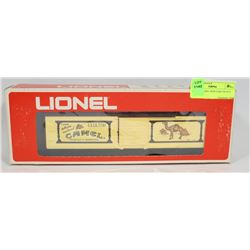 LIONEL CAMEL BOX CAR 0 SCALE.
