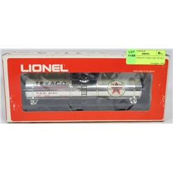 LIONEL TEXACO TANK CAR 0 SCALE.