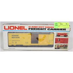 LIONEL VERMONT NORTHERN BOX CAR 0 SCALE.