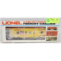 LIONEL UP BAY WINDOW CABOOSE 0 SCALE.