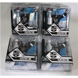 LOT OF 4 JOHNATHAN QUICK NHL FIGURES