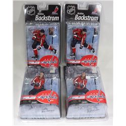 BOX OF 4 NICKLAS BACKSTROM NHL FIGURES