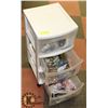 Image 1 : STERLITE 3-DRAWER ROLLING STORAGE CART