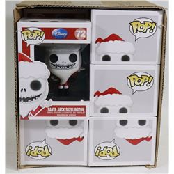 BOX OF 6 DISNEY SANTA JACK SKELETON NIGHTMARE