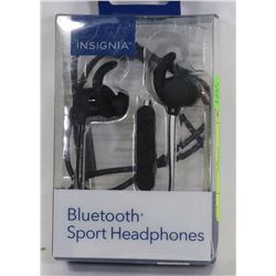 INSIGNIA BLUETOOTH SPORT HEADPHONES RECHARGEABLE