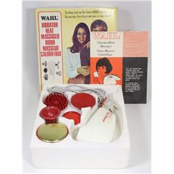 VINTAGE WAHL VIBRATOR HEAT MASSAGER WITH 5