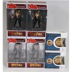 BOX OF 6 HARRY POTTER FIGURES