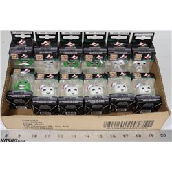 BOX OF 12 POCKET POP GHOSTBUSTER KEYCHAINS