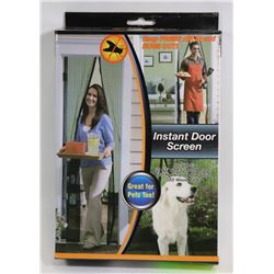 INSTANT SCREEN DOOR INCLUDES TWO 83"X19.5" MESH