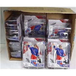 BOX OF 10 NY RANGERS WAYNE GRETZKY FIGURES