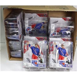 BOX OF 12 NY RANGERS WAYNE GRETZKY FIGURES
