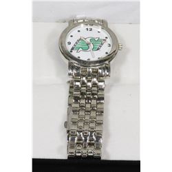 SASKATCHEWAN ROUGH RIDERS MENS WRISTWATCH,