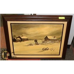 ORIGINAL PAINTING ON CANVAS BY JERRY DOELL