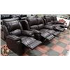Image 2 : NEW MUNICH BROWN LEATHERETTE RECLINING 76"