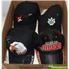 Image 1 : BOX W/4 BASEBALL CAPS (3 ARE ADJUSTABLE) -