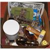 Image 1 : LARGE BOX FULL OF HOUSEHOLD ITEMS INCL.