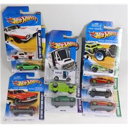BOX OF 10 ASSORTED HOT WHEELS COLLECTIBLES