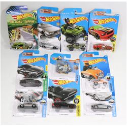 BOX OF 10 ASSORTED HOT WHEELS COLLECTIBLES