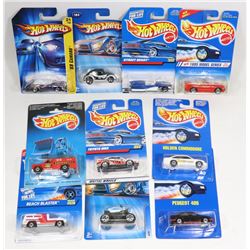 BOX OF 10 ASSORTED HOT WHEELS COLLECTIBLES