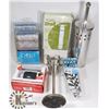 Image 1 : HOUSEHOLD ITEM LOT: INCLUDES NEW SHOWER SET,