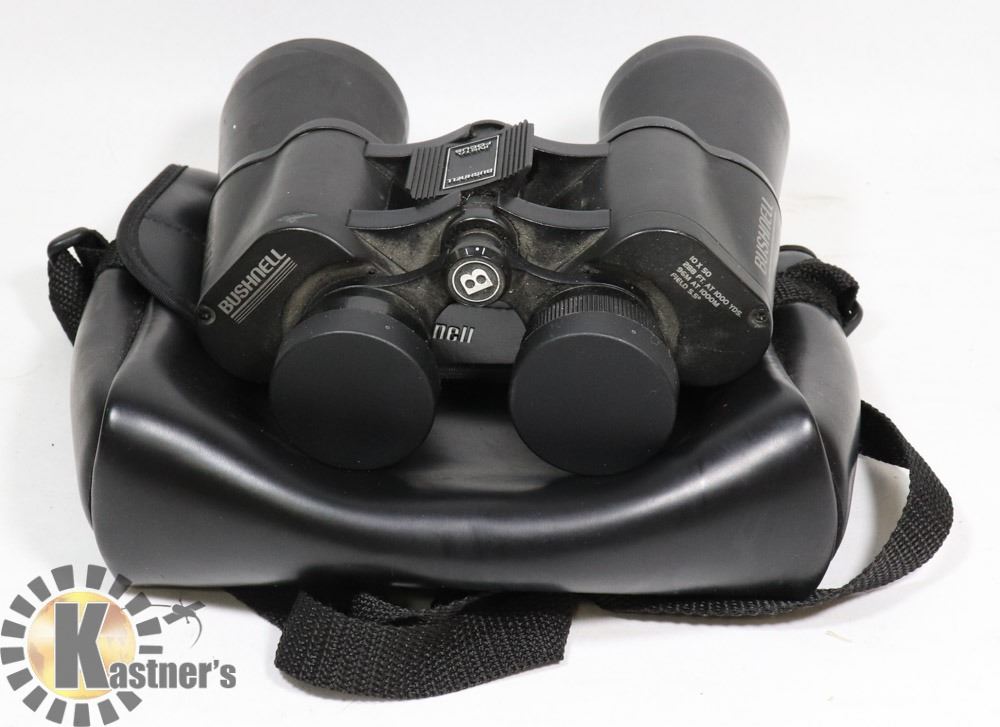 BUSHNELL 10 X 50 BINOCULARS & CASE Kastner Auctions