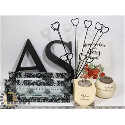 FLAT OF NEW HOME DECOR ITEMS