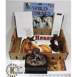 HORSE LOVERS LOT: INCLUDES TRINKET BOX, AND MORE